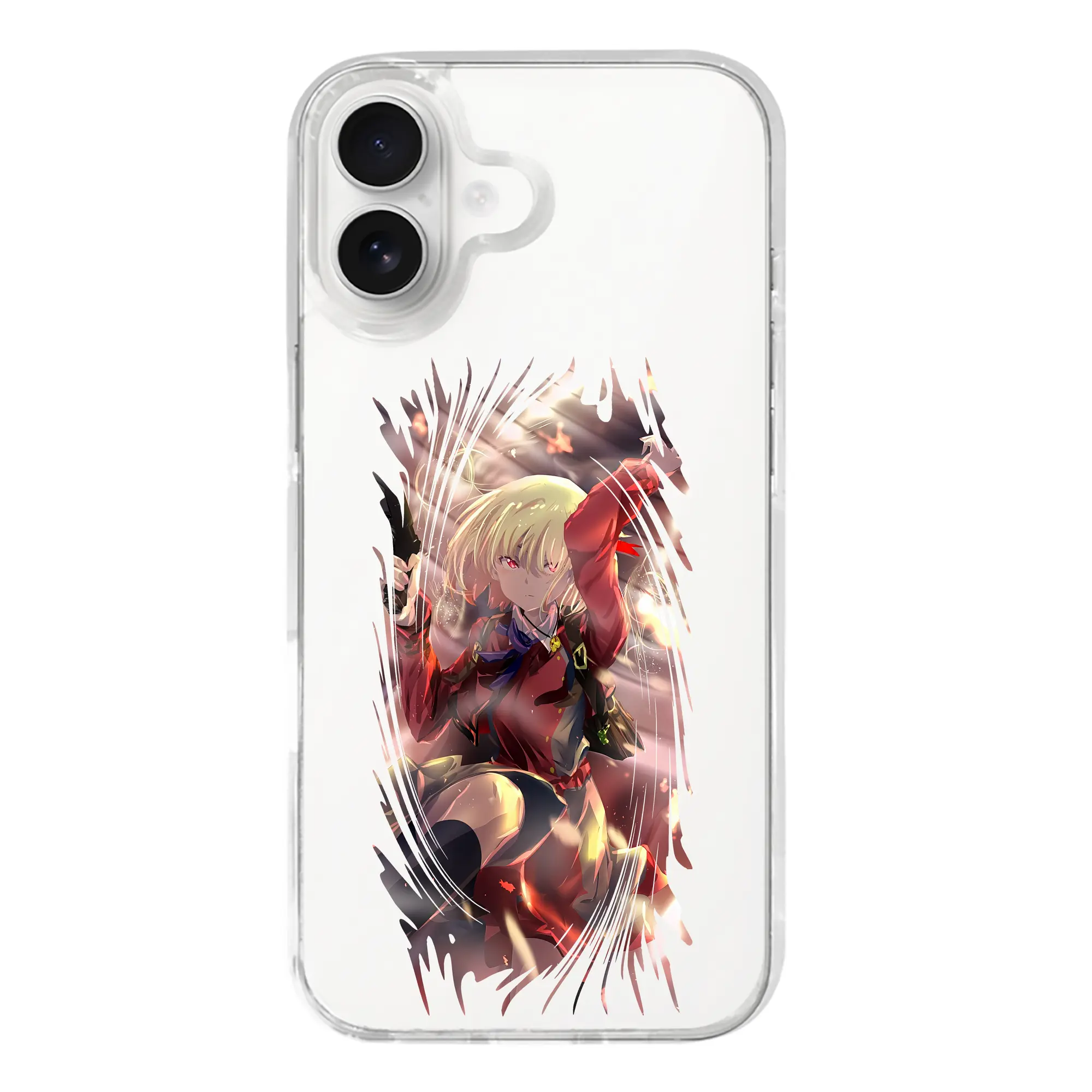 リコリス・リコイル グッズ,錦木千束 - iPhone 17シリーズ 透明スマホケース – 薄型・耐衝撃・精密フィット保護カバー